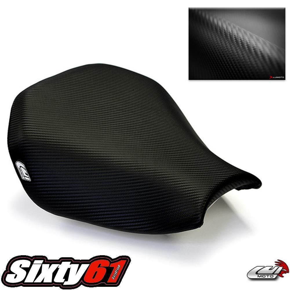 Kawasaki ZX10R Seat Cover 2006 2007 Luimoto Front Black Carbon Ninja ZX 10R - $59.98