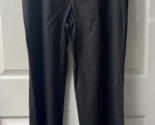 Evan Picone Dress Slacks Womens Size 12 Flat Front Straight Leg Side Zip... - $19.75