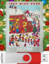 Vintage 1988 Sears Christmas Wishbook / Catalog On USB Drive Toys &amp; More - £14.35 GBP