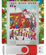 Vintage 1988 Sears Christmas Wishbook / Catalog On USB Drive Toys &amp; More - $18.00