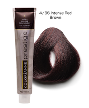 Colorianne Prestige Permanent Italian Hair Color,  4/66 Intense Red Brown