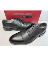Johnston &amp; Murphy XC4 Maddox Cap Toe Black Waterproof Full Grain 12 M US - $106.70