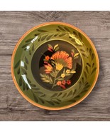 222 Fifth Arabian Flower Pasta Bowl Vintage Hand painted No Cracks - $38.61