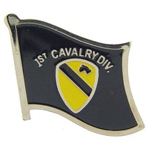 U.S. Army 1st Cavalry Division Flag Pin 1&quot; - £7.00 GBP