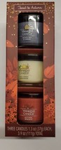Yankee Candle Toast To Autumn 3 Mini Candle Gift box 1.3 oz each new this season - £7.09 GBP