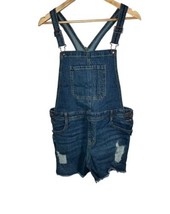 Cat And Jack Girls Shortall Overall Court Stretch  Dark Wash Size XXL (18) Plus - £14.98 GBP