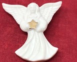 Lenox Angel Pin / Brooch White with Gold Star Winged Vintage - £7.77 GBP