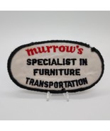 Vintage Murrow&#39;s Furniture Transportation Jacket or Hat Sew-on Patch - £13.14 GBP