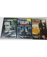NEW DVD Lot Unknown, Salt, Escape Plan Liam Neeson, Stallone, Schwarzene... - £9.10 GBP