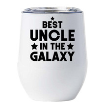 Best Uncle In The Galaxy Tumbler 12oz Birthday Funny Space Cup Xmas Gift For Him - £17.87 GBP