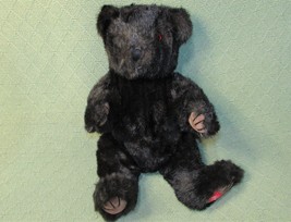 16&quot; Heritage Mint Jointed Teddy Silky Dark Brown Plush Hamleys Poseable Bear Toy - £15.08 GBP