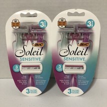 (2) BIC Soleil Sensitive Women&#39;s Disposable 3-Blade Razors-3ct. Each - $7.69