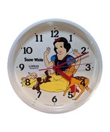 Vintage 1990&#39;s Walt Disney Snow White &amp; Forest Animals Lorus Quartz Wall... - $32.67