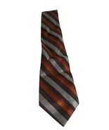 Vintage 1970s  Striped brown grey orange tie necktie - $552.48 MXN