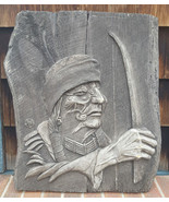 3D Image Art-Native American Indian Bow Hunt-Faux Wood-Relief Panel Wall... - €102,24 EUR