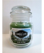 Candle-Lite Small Lidded Glass Jar Candle BALSAM FOREST 3 oz - $11.00