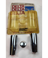 Delta Faucet Handles Chrome RP15071 +Lift Rod Knob Bath Kitchen 2 PC NOS... - £15.07 GBP