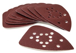 WEN 20401SP80 80-Grit Hook and Loop Palm Sander Sandpaper, 10-Pack for W... - £15.62 GBP