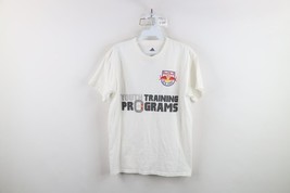 Vintage Y2K Adidas Boys Large Spell Out MLS New York Red Bull Soccer T-S... - $19.75