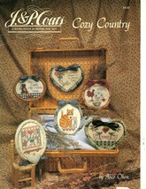 J&P Coats Cozy Country Cross Stitch Pattern  Leaflet - Vintage 1989 - £4.50 GBP