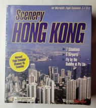 Scenery Hong Kong Add-on For Microsoft Flight Simulator 5.1/6.0 PC CD-RO... - $29.69
