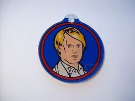 Doctor Who Pinball Machine Promo Plastic Keychain Peter Davison Bally 1992 - $11.33