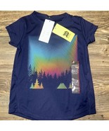 Girls&#39; Short Sleeve Aurora Graphic T-Shirt - All in Motion Dark Blue XS.... - £7.78 GBP