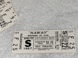 HAWAII 1967 UNUSED MOVIE TICKET Julie Andrews Max Von Sydow Richard Harr... - £7.88 GBP