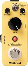 The Mooer Acoustikar Acoustic Guitar Simulator Pedal Features Three Modes: - $68.95