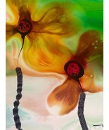 Tonito Original painting.STRANGE flowers #29.Organic surrealism.Amazing details! - $26.60