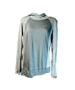 Nike Womens Green  Hooded Running Hoodie Sz Medium Dri Fit Thumb Holes - $18.24 CAD