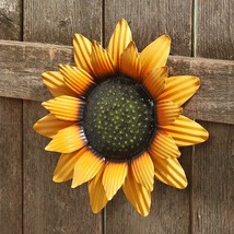 11.75&quot; Double Layers Metal Daisy Flower, Fence/Wall Decor, CHOOSE Style - $16.90