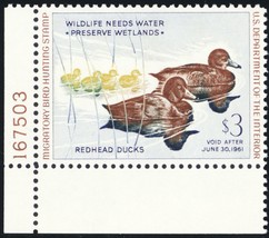 RW27, Mint NH XF/Superb $3 Duck Stamp - PSE Graded 95 * Stuart Katz - £176.20 GBP