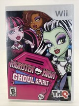 Monster High Dolls Ghoul Spirit (Nintendo Wii Wii U) Game Complete Halloween Cib - £8.36 GBP
