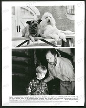 Look Who&#39;s Talking NOW-8X10 B&amp;W PHOTO-DOGS/DIRECTOR Fn - £16.47 GBP