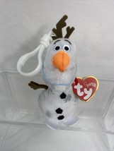New! 2019 Disneys Frozen 2 Ty Beanie Boos OLAF the Snowman Key Clip Size - $3.23