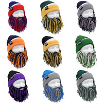 Beard Head Tailgate Barbarian Football Knit Thermal Winter Ski Mask &amp; Be... - £23.94 GBP