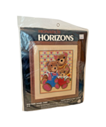1982 Three Bears Long Stitch Monarch Horizons Crewel Large Kit Teddy Bea... - $278.05 MXN