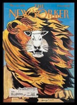 COVER ONLY The New Yorker March 18 1996 Lion and Lamb by Lars Hokanson - £11.38 GBP