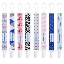 Pacifier Clips 8 Pack  Pacifier Holders for Boys and Girls Stylish Clip ... - $12.85