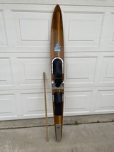 Vintage Cut &#39;n Jump Custom Slalom water Ski 60 inch Laminated Wood Gorgeous - £133.74 GBP