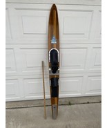 Vintage Cut &#39;n Jump Custom Slalom water Ski 60 inch Laminated Wood Gorgeous - £133.74 GBP