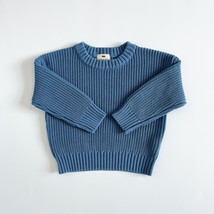 Children&#39;s Sweater 2022 Winter New Retro Round Neck Boys Sweater Fashion Cotton  - £67.20 GBP