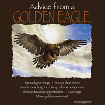 Golden Eagle T-shirt Cotton Golden Brown Short Sleeve Unisex 3XL NWT - £17.70 GBP
