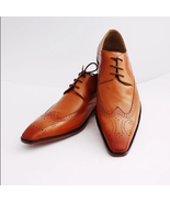 New Handmade Men's Two toned Brown Vegano And Bering Suede oxfords shoes 2019 - $128.00
