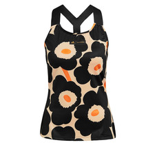 adidas Marimekko Tennis Y-Tank Top Women&#39;s Outdoor Dress Sports Orange G... - £55.61 GBP