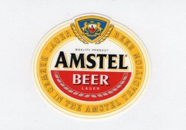 Amstel Beer vinyl decal window laptop hard hat Up to 14&quot; Free Tracking - £2.33 GBP+