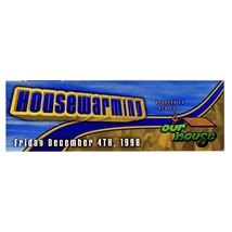 Our House Housewarming 1998 Rave Flyer Vintage 90s LA Electronic Dance P... - $19.76