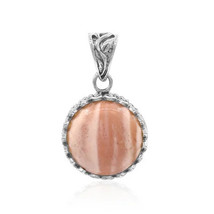 Jewelry of Venus fire  Pendant of Goddess Verdandi Australian Pink Opal Silver P - £544.45 GBP