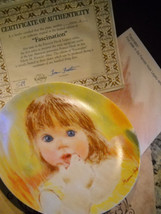 * 6 FRANCES HOOK LEGACY Children portrait Plates Bradford Knowles Box/ C... - £62.24 GBP